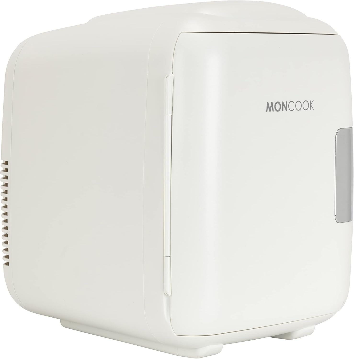 MONCOOK Mini Réfrigérateur - Mini Réfrigérateurs Portables Pour Les Soins De La Peau, La Médecine, La Nourriture Et Les Boissons - Fonction De Refroidissement Et De Réchauffement - 14L - Mono Blanc