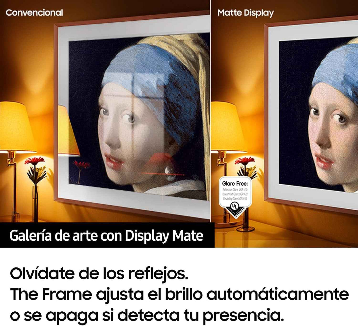 TV the Frame 2023 32 Pouces QLED TQ32LS03C, Écran Full HD Sans Reflets, Téléviseur Cadre Photo, Smart TV, Accès Art Store, Technologies OTS Lite Et Q-Symphony, Accroche Murale Et Pieds Inclus