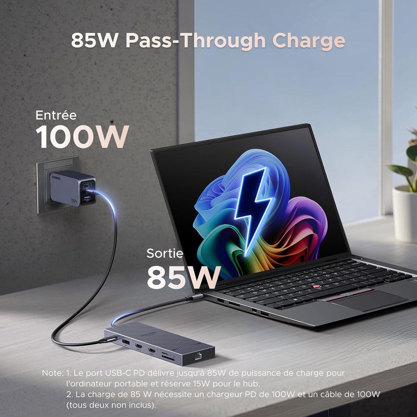 Revodok Pro 3121 Hub USB C 12 En 1 Docking Station Triple Affichage | Double HDMI 4K60Hz, 1 Displayport 4K120Hz, 10Gbps, PD 100W Charge, RJ45 Gigabit, SD TF, Multi Data Ports 2A2C, Audio 3.5Mm