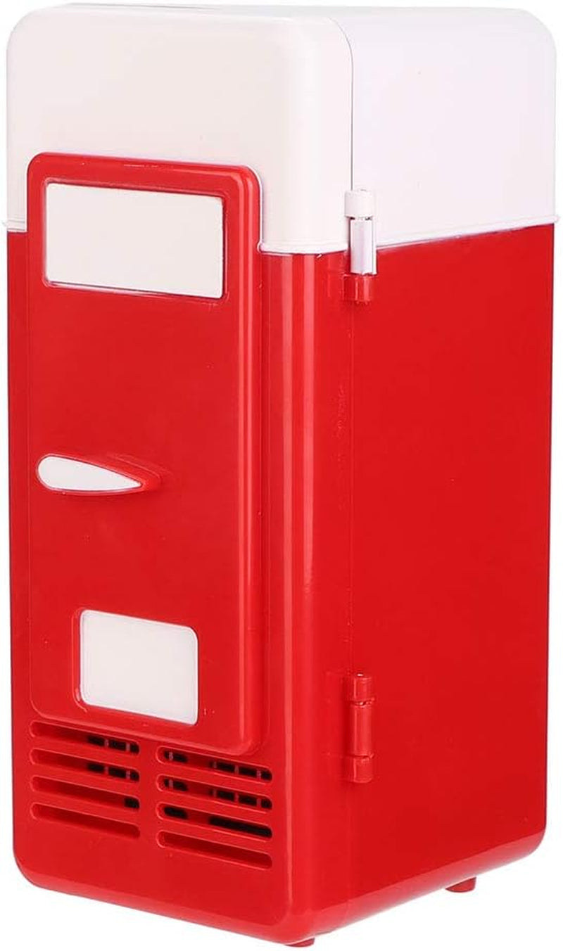 Mini Réfrigérateur, Mini Bureau USB Mini Chauffage Portable Refroidissement Double Usage Réfrigérateur Portable Refroidisseur De Boissons Pour Les Soins De La Peau Nourriture
