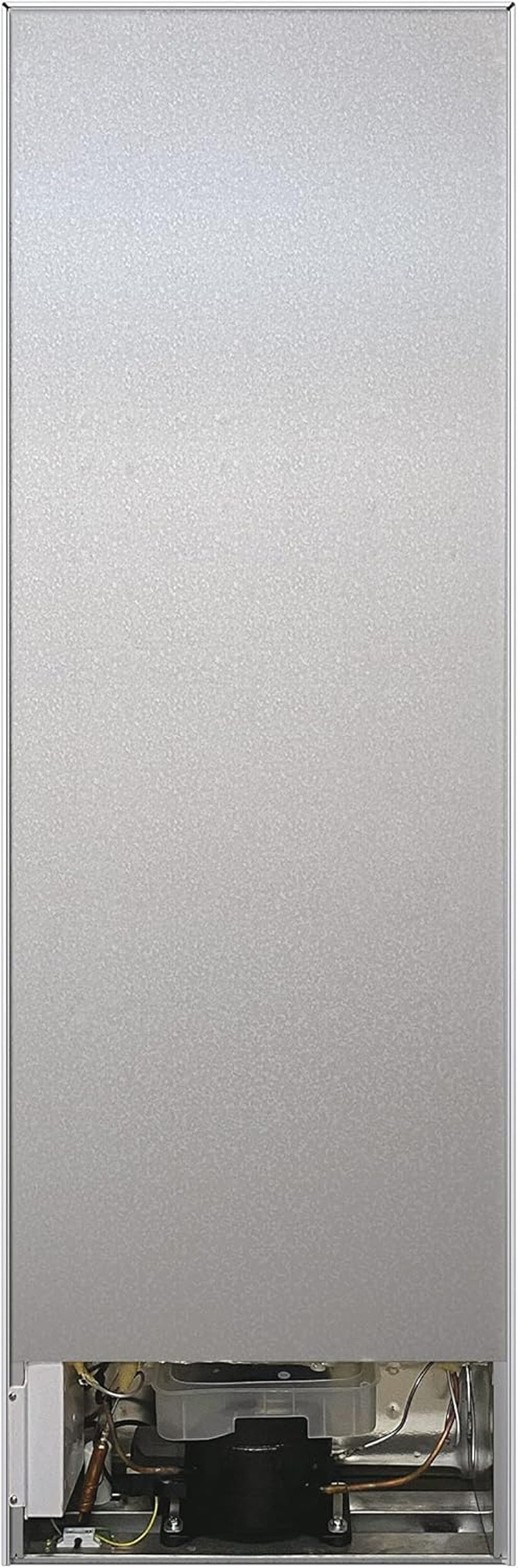 H-FRIDGE 300 HOCT3L517ES2 Frigo-Congélateur 2D Autonome, Technologie Low Frost, Fonction De Superrefroidissement, Affichage Électronique, Classe Énergétique E, Argent