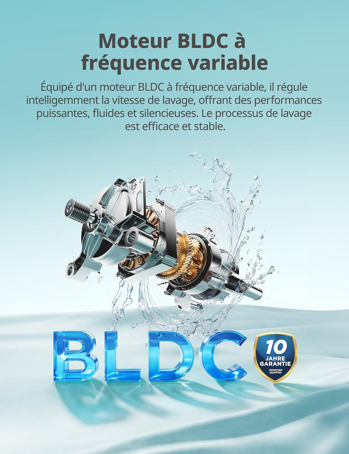 ' Machine a Laver 10KG Classe A-30% 1400RPM Smart Wash CF10EWP07W | App Commande Intelligente, Healthguard, Steam Wash, Laine, Poils D'Animaux, Turbo, Rapide 15'/45', Lavage De Nuit, Parfum+