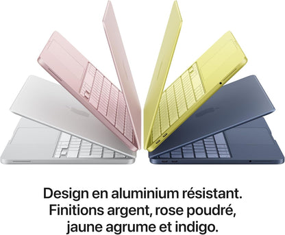 Macbook Neo 13″ 2026 Portable Avec Puce A18 Pro : Conçu Pour L’Ia Et  Intelligence, Écran Liquid Retina, Mémoire Unifiée 8 Go, SSD 256 Go, Caméra Facetime HD 1080P ; Argent