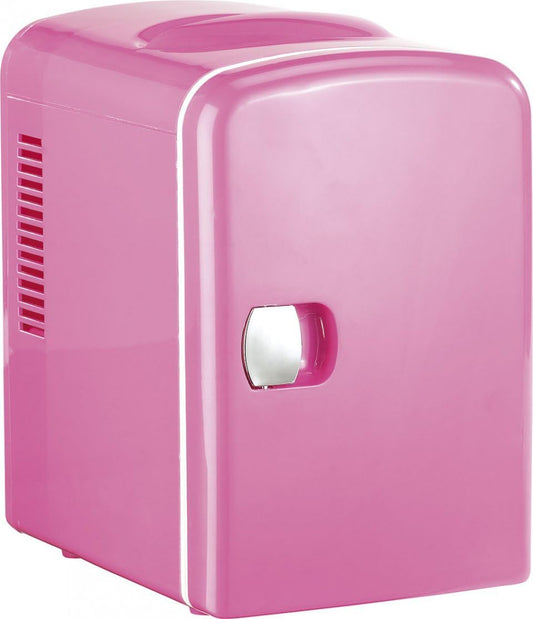 Rosenstein & Söhne Mini Réfrigérateur 2 En 1 Avec Prise 12/230 V - Rose