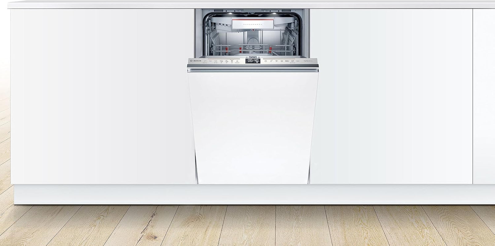 SPV6ZMX23E Série 6 Smart Lave-Vaisselle Entièrement Intégré, Largeur 45 Cm, Tiroir À Couverts, Programme Silence Particulièrement Silencieux, Perfectdry Avec Zéolite Sèche Même Le Plastique