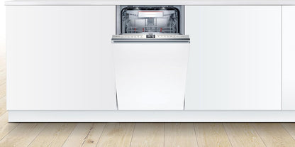SPV6ZMX23E Série 6 Smart Lave-Vaisselle Entièrement Intégré, Largeur 45 Cm, Tiroir À Couverts, Programme Silence Particulièrement Silencieux, Perfectdry Avec Zéolite Sèche Même Le Plastique