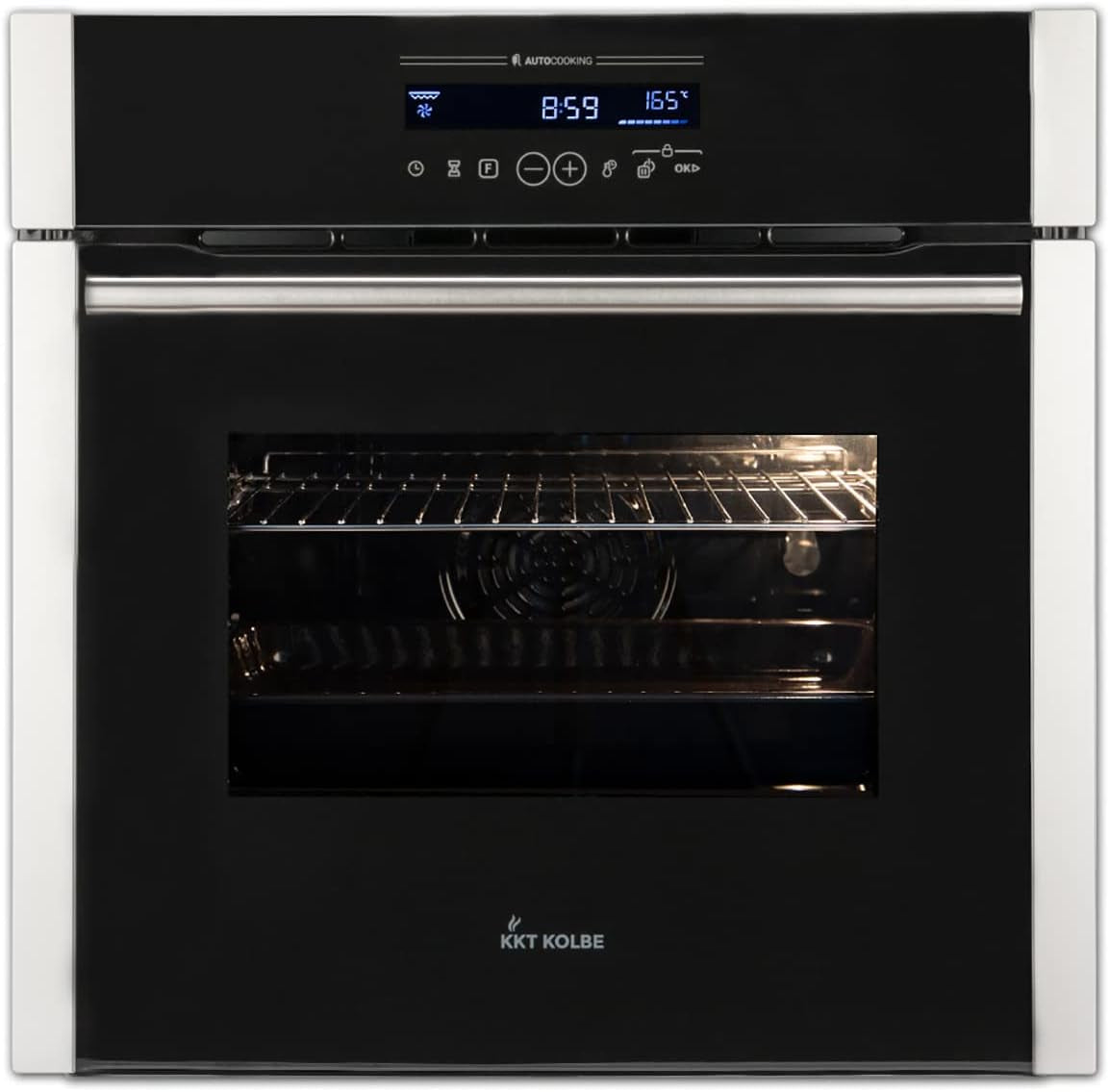 KKT Kolbe/Premium-Four Encastré 60Cm / 70L / 3,2Kw / Nettoyage À La Vapeur/Rôtisserie/Fonction Pizza/Air Chaud / EB8016ED