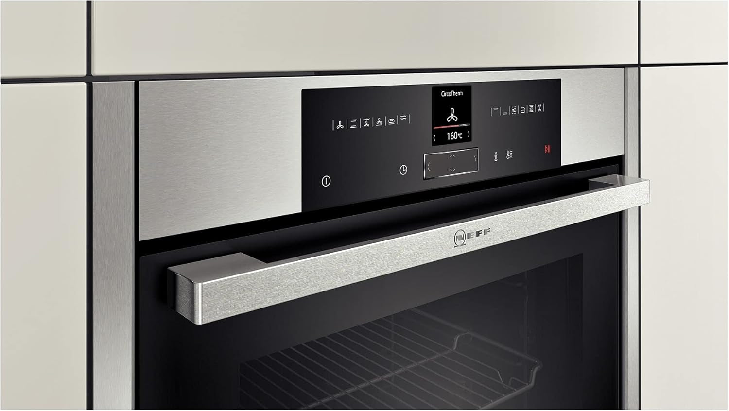 Neff B15CR22N0 Four 71 L A+ Noir, Acier Inoxydable