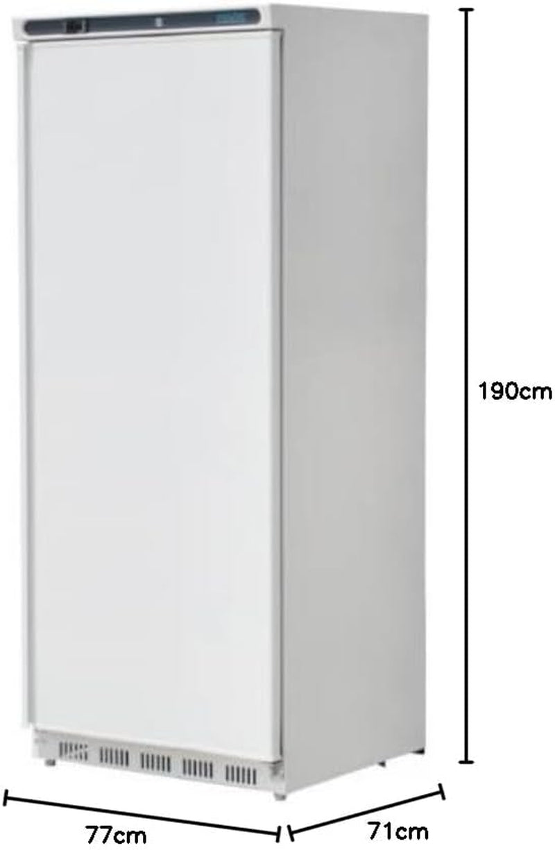ICESHOP Armoire Réfrigérée Positive 600 Litres - Professionnelle - 770 X 710 X 1900Mm - GK60, Blanc