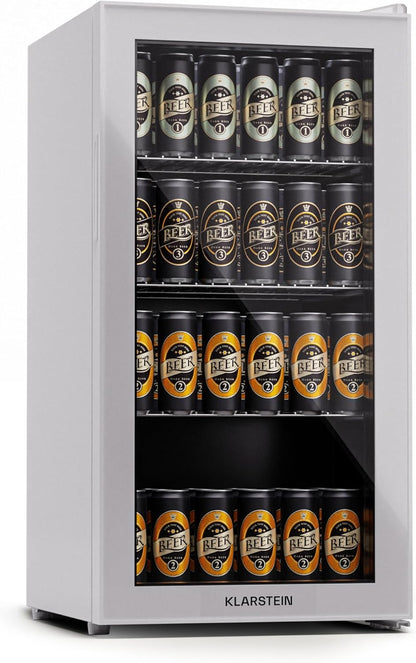 Mini Frigo De Chambre De 74L, Refrigerateur À Bière, Petit Frigo Top À Vin Portable Et Silencieux, Mini Bar Intérieur/Extérieur, Affichage LCD, 5-18°C, Minibar Avec Étagères Amovibles