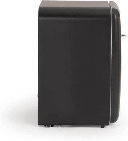 / RETRO FRIDGE 83.5 Marble/Réfrigérateur Noir Avec Poignée Marbre/Pratique Et Fonctionnel, Matériaux Résistants