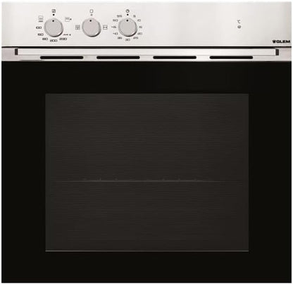 GLEM Four Encastrable Émail Lisse Four Gaz GFMG51IX