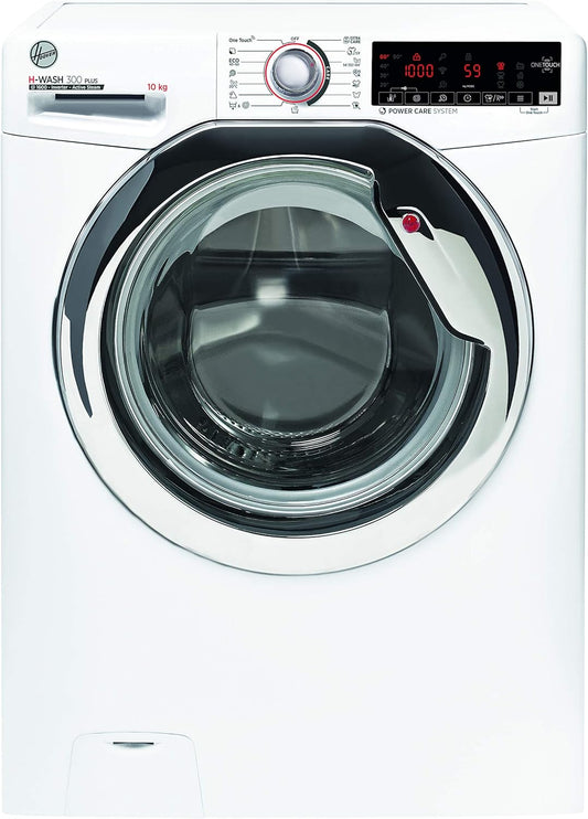 Machine À Laver H-Wash 300 H3WS610TAMCE/1-S - 10 Kg - 1600 Tr/Min - Fonctionnement Intelligent Avec Technologie NFC - Moteur Inverter BPM - Technologie Tout-En-Un - Fonction Vapeur