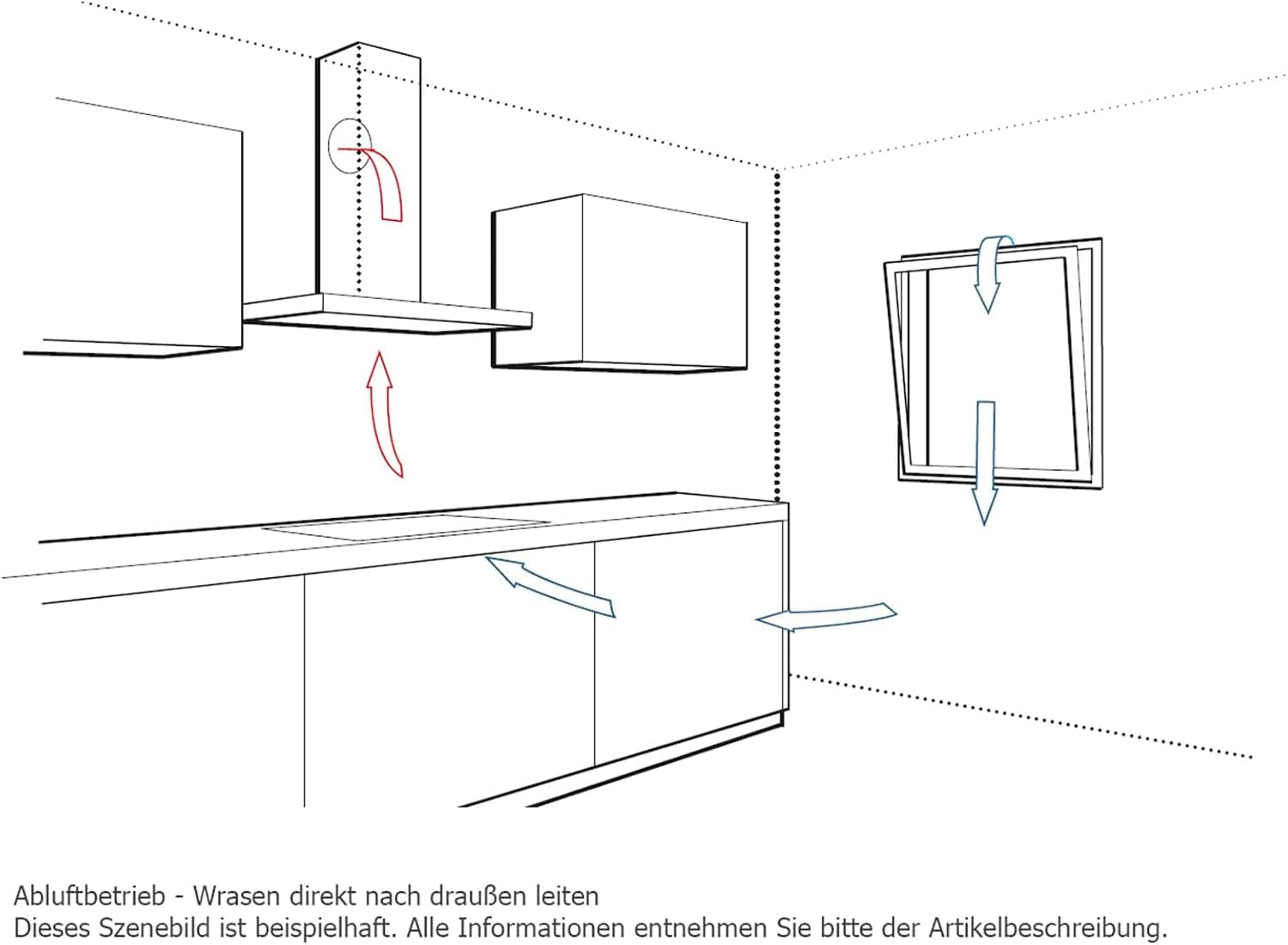 Bosch DEM66AC00 Série 2 - Hotte Escamotable | 60 Cm, Argenté, Eclairage LED