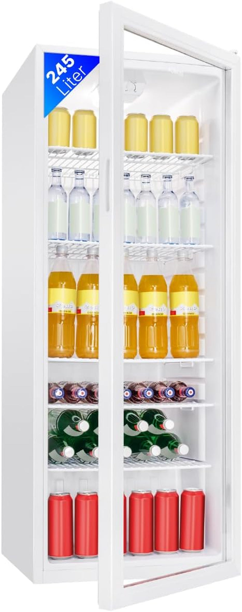 Bomann, Réfrigérateur Pour Boissons 244L, Eclairage Intérieur LED, KSG7289, Blanc