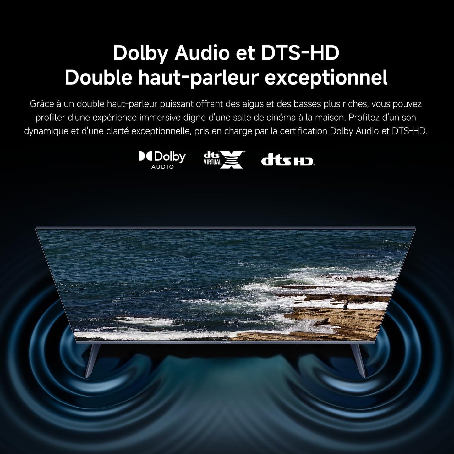 TV F Pro 32, 81 Cm (32 Pouces), QLED, Smart TV, Fire OS7, Contrôle Vocal Alexa, Dolby Audio™, DTS Virtual:X, DTS-HD, Compatible Avec Apple Airplay