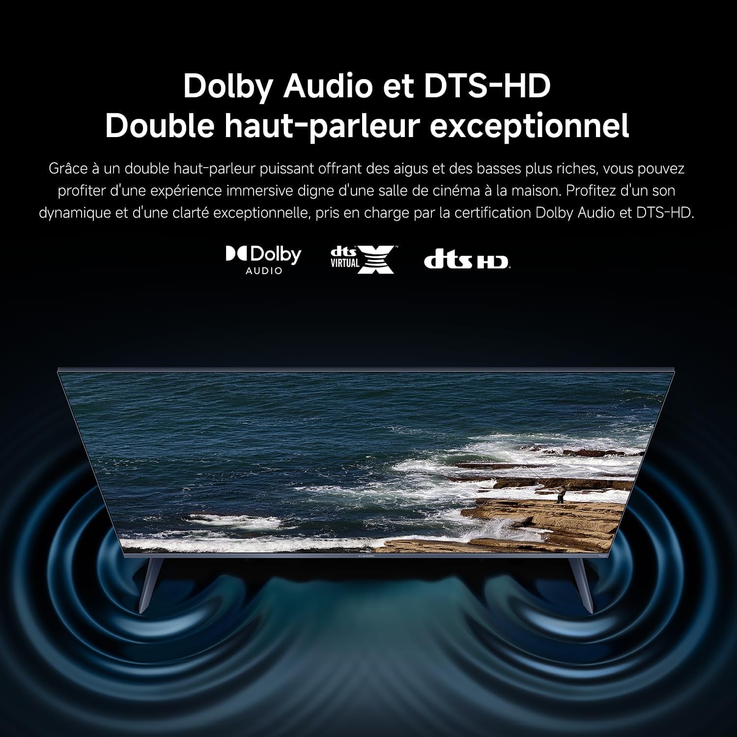 TV F Pro 32, 81 Cm (32 Pouces), QLED, Smart TV, Fire OS7, Contrôle Vocal Alexa, Dolby Audio™, DTS Virtual:X, DTS-HD, Compatible Avec Apple Airplay
