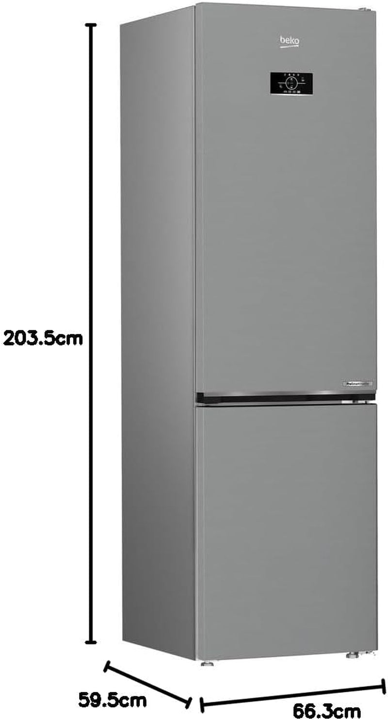 R�FRIG�RATEUR COMBIN� 249+106L CLASSE D 203,5X59,5CM M�TAL BROSS�