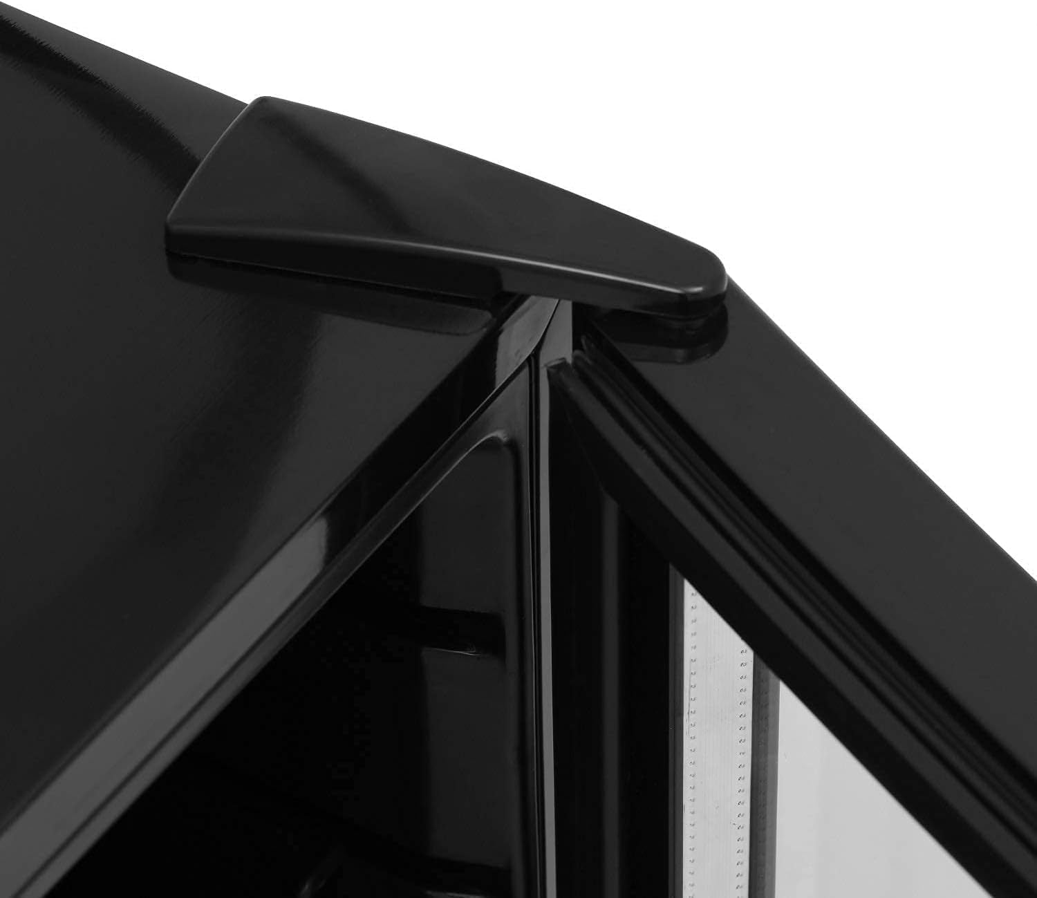 ICE KING DF48KE Mini Réfrigérateur De Table De 49 L Avec Porte En Verre, Respectueux De L'Environnement - Noir