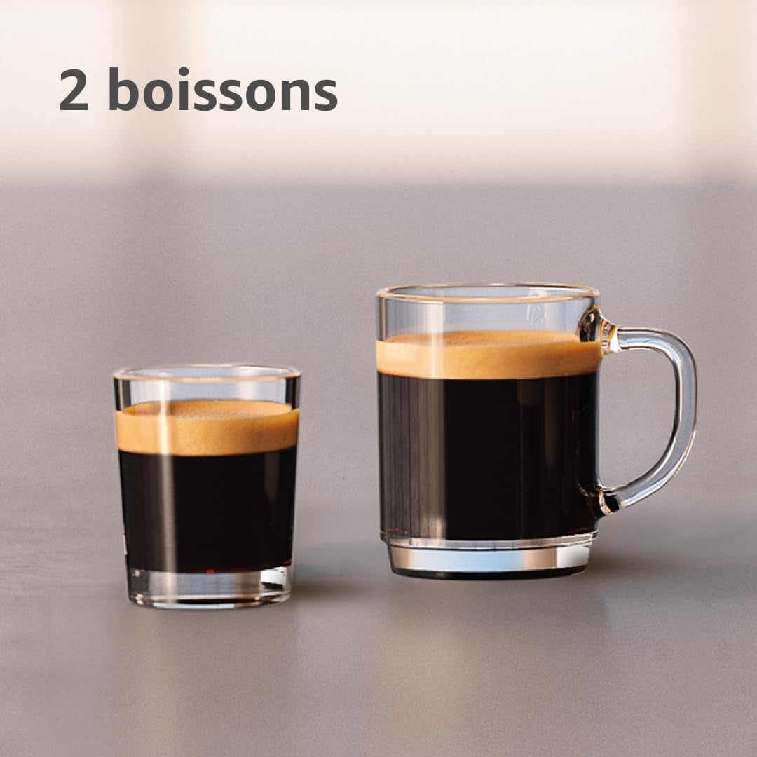 Machine À Café Grain 2200, 2 Boissons, Mousseur À Lait, Noir Mat | Expresso Broyeur Avec Écran Tactile, Mousseur À Lait Classique, Aroma Extract, Broyeur 100% Céramique, App Homeid (EP2220/10)
