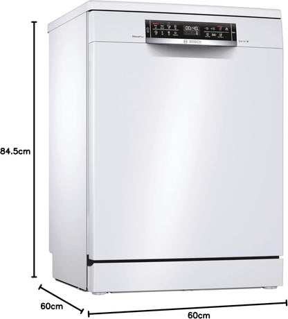 SMS6ECW93E - Série 6 - Lave-Vaisselle Pose-Libre - Home Connect - 13 Couverts - Silence plus 40 Db - Blanc