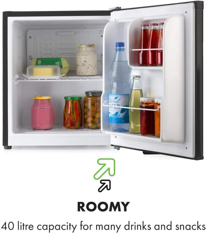 Scooby Mini Réfrigérateur - Système Ecoexcellence, CEE E, Capacité De 40L, Régulateur De Température, Étagère Amovible, Compartiment Bouteille Jusqu'À 2L, 41 Db, Noir