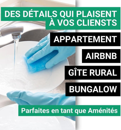 GPQ - Lave-Vaisselle À Dosettes Liquides | 250 Unités X 15 Ml | Détergent Pour Lavage Manuel De Vaisselle | Dégraissant / Dégraissant | Sans Parabènes | Amenities D'Appartement, Airbnb, Camping,