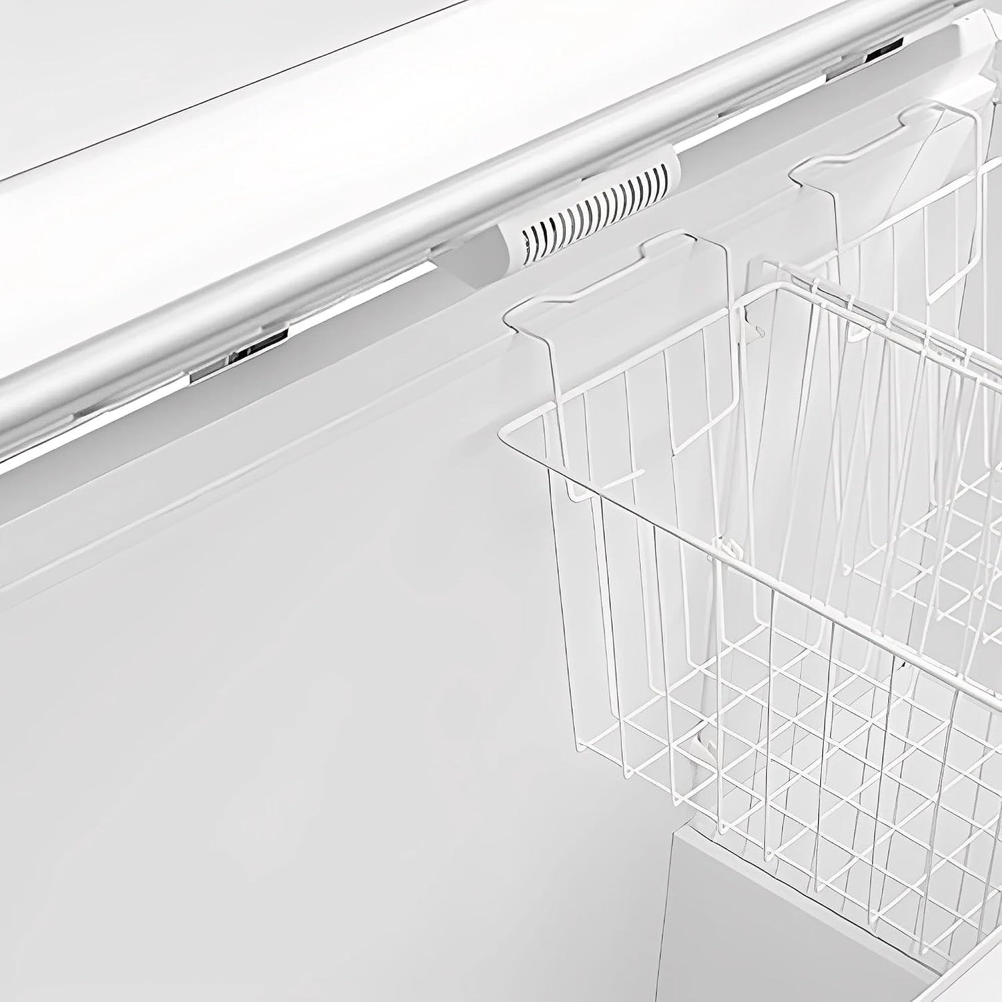 MBH - Congélateur Coffre Industriel 88 L Avec Couvercle Abattant, Thermostat Réglable, Serrure Et Isolation Efficace Pour Cuisine, Bar Et Restauration (600X530X835 Mm)