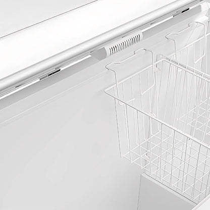 MBH - Congélateur Coffre Industriel 88 L Avec Couvercle Abattant, Thermostat Réglable, Serrure Et Isolation Efficace Pour Cuisine, Bar Et Restauration (600X530X835 Mm)