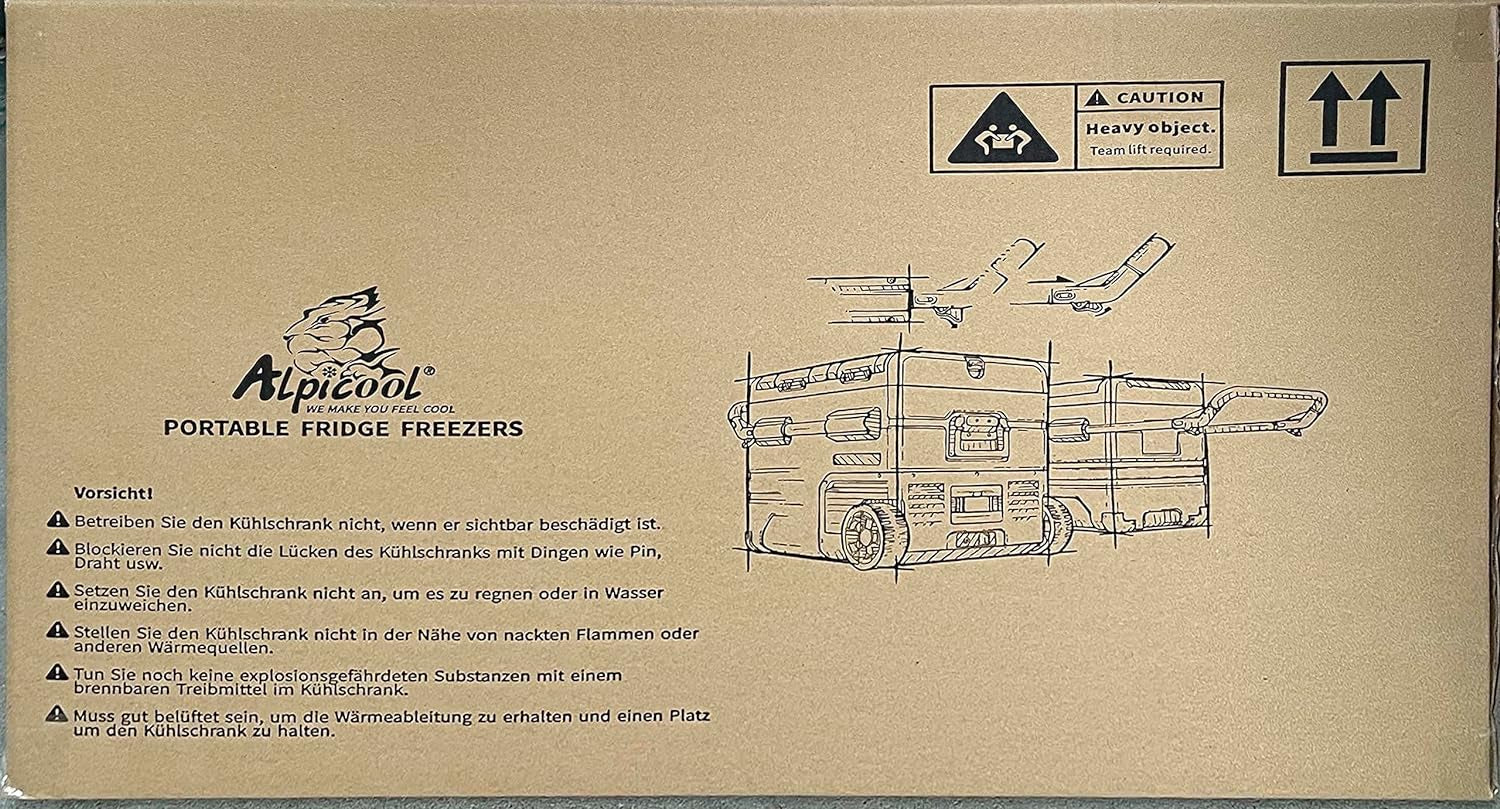 TAW35 Glaciere Portable Réfrigérateur Voiture 35 Liter Camping Congélateur 12/24V Mini Frigo Pour Maison, Bureau Ou Pique-Nique En Plein Air/ -20 À 20℃