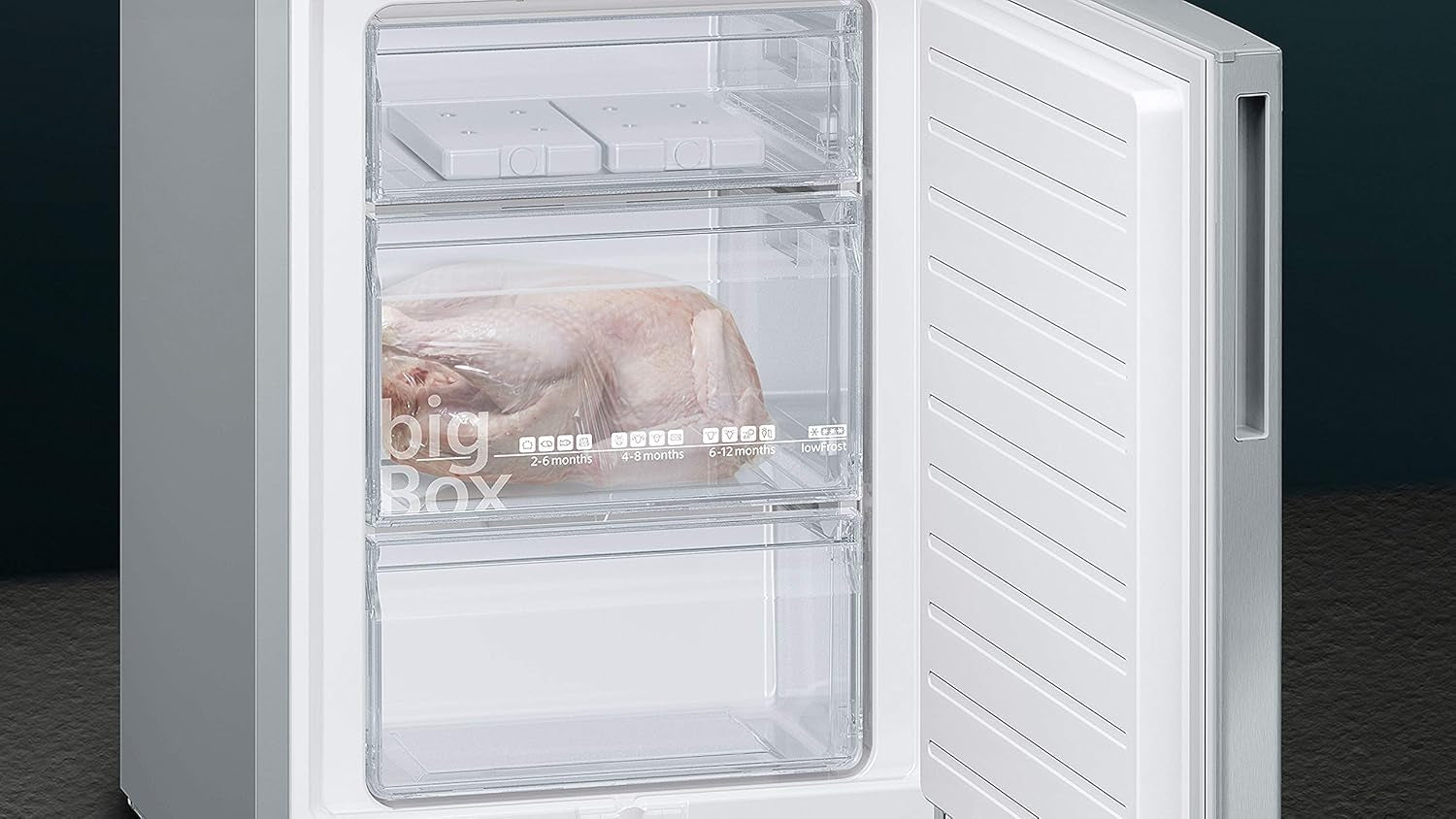 Iq500 KG39EALCA Réfrigérateur-Congélateur Autoportante 343 L C Acier Inoxydable