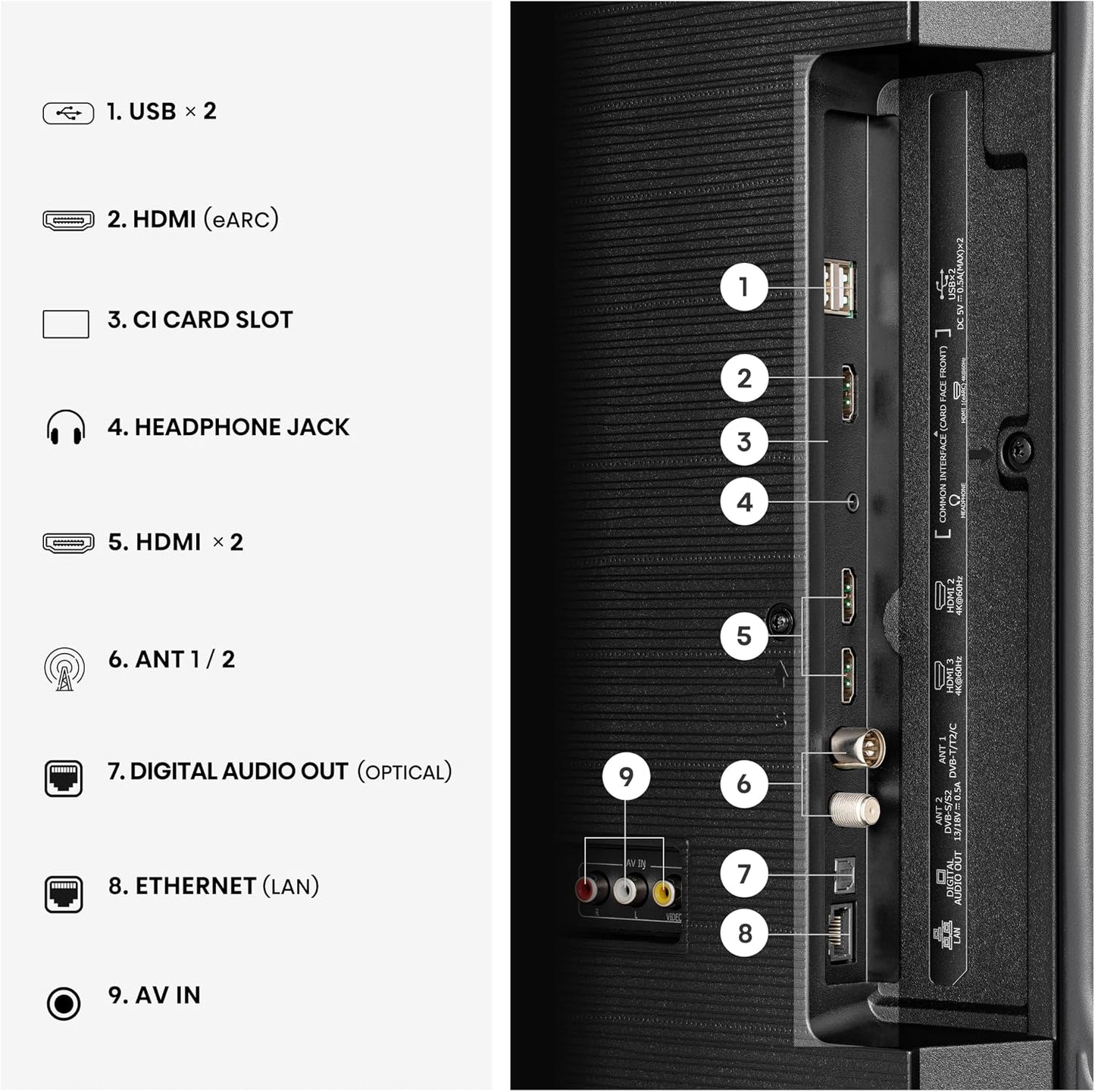 Hisense 43A6S - TV 2026 4K UHD 43" (108 Cm), Smart TV Homeos U9.5, Dolby Vision, Game Mode Plus, Compact Et Performant, Noir | Grimpeur IA 4K, Smooth Motion IA, Mode Jeu Plus, Dolby Vision, Contrôle Vocal