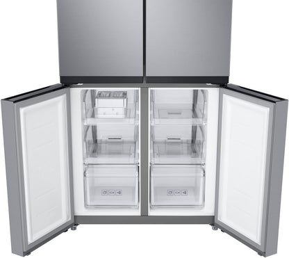 Réfrigérateur Quatre Portes Slim RF48A400EM9/EF, Total No Frost, Twin Cooling Plus, Moteur Digital Inverter Garanti 20 Ans, 488 L, Lxaxp: 83,3 X 179,3 X 74 Cm, Inox