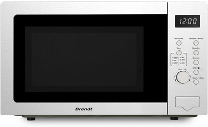 - SE2500X - Micro Onde Pose Libre - 900W - 25L - Cavité Peinte - Minuterie 60 Minutes - 8 Programmes Automatiques - PT 31,5Cm - Inox