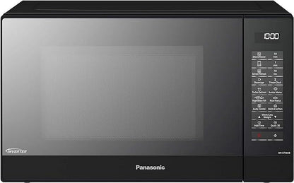 NN-GT46KBSUG Four À Micro-Ondes Et Gril Avec Plateau Tournant, 31 Litres, Aacier Inoxydable, 1000 W, Grill 1100 W, 24 Programmes Auto, Écran LCD, Capteur Genius, Menu Junior, Noir