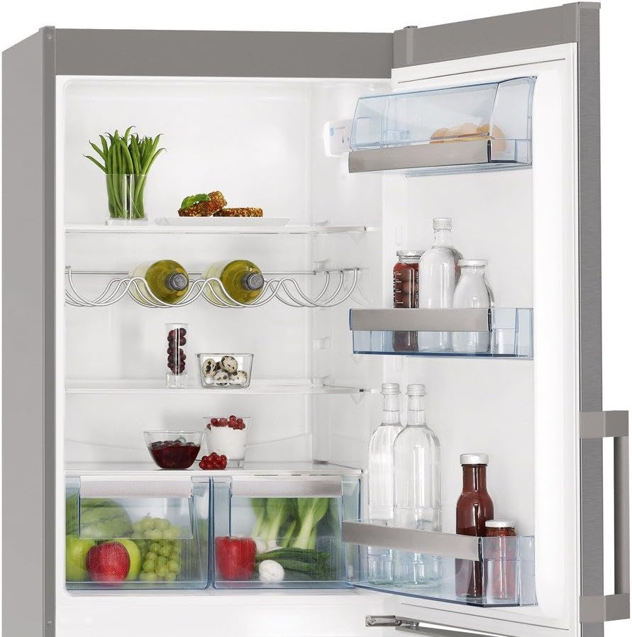 SANTO S53120Cnx2 Réfrigérateur/Congélateur/A + +/174,5 Cm Hauteur/233 Kwh/An/198 L Partie/92 L Partie Congélateur/No Frost/Maxi Boîte De Refroidissement Congélateur Tiroir/Acier Inoxydable