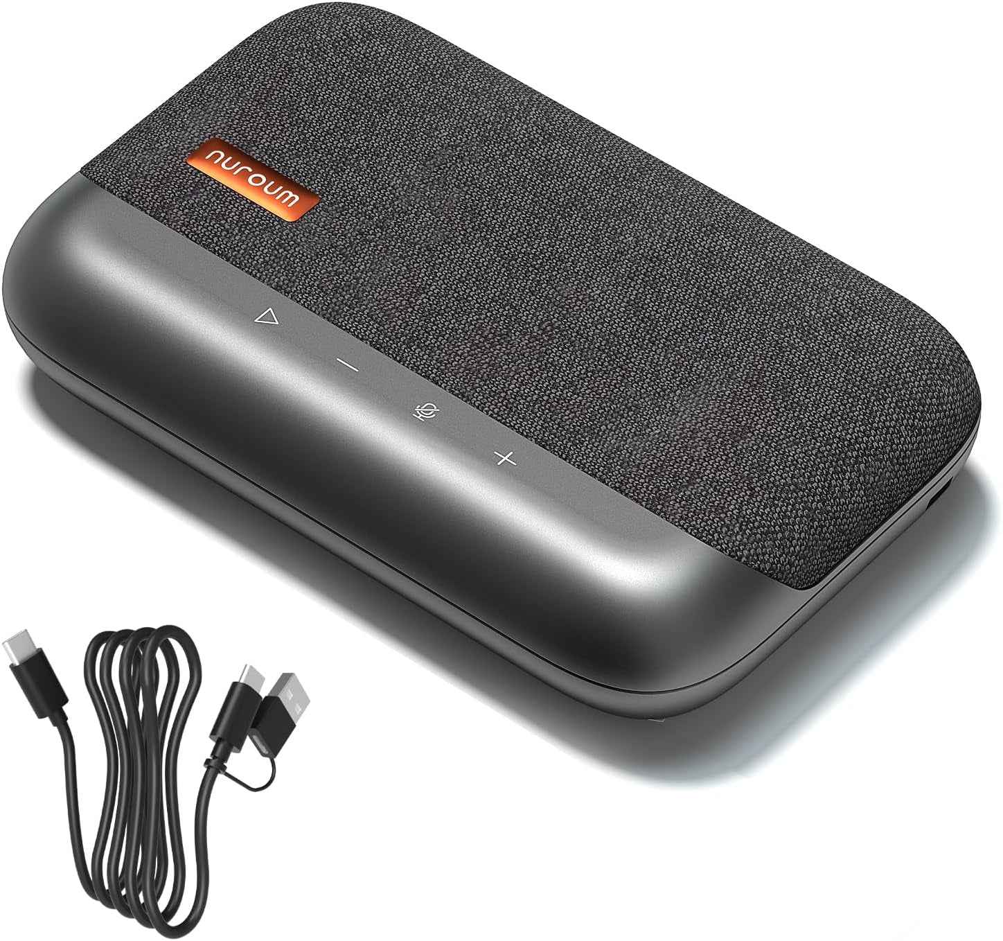 A05U Haut-Parleur Et Microphone USB De Conférence, Prise De Voix 360°Anti-Bruit,Plug&Play, Enceinte Portable Pour Bureau À Domicile/Oordinateur Portable/Réunion,Compatible Avec Zoom/Teams/Skype