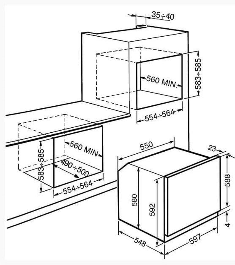 Forno Incasso  SF64M3TVX