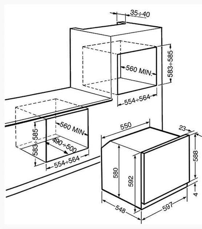 Forno Incasso  SF64M3TVX