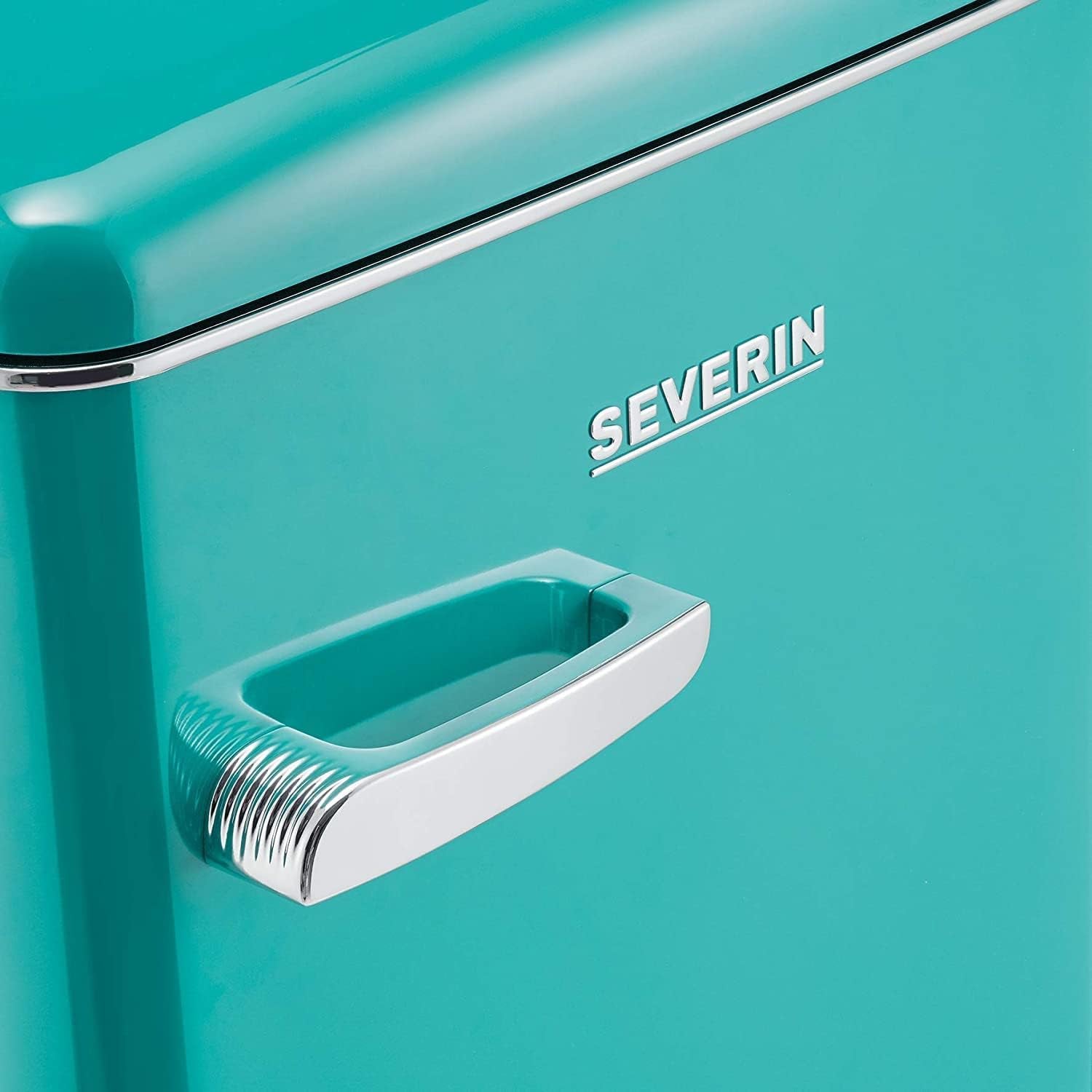 Réfrigérateur Congélateur, Pose Libre, Longueur 55 Cm, 108L, Classe D, 110 Kwh/An, 37 Db, Look Rétro, Turquoise, RKS 8834
