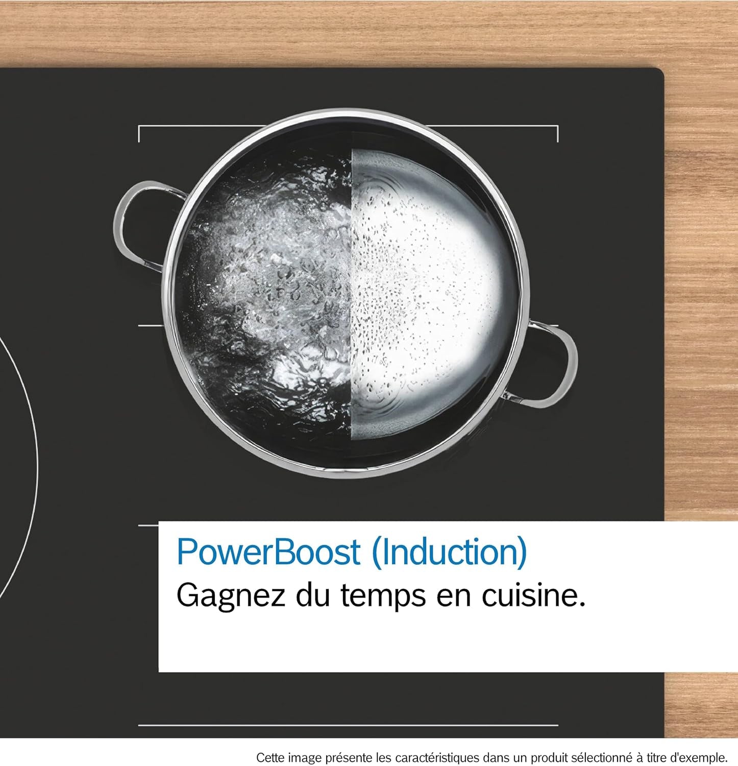 Bosch PUJ611BB5E Série 4 - Plaque Induction, Touch Select | 60 Cm, Noir, 3 Foyers, Zone De Cuisson De 28 Cm, Powerboost, Timer Avec Fonction Arrêt, 17 Niveaux De Réglage De La Puissance