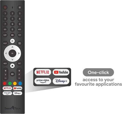 TV LED HD 24' (60 Cm) 24HV02V Smart TV VIDAA - Molotov, Netflix, Prime Video, Disney+, Youtube, Plex - 3Xhdmi - 2Xusb - Mode Hotel (24")