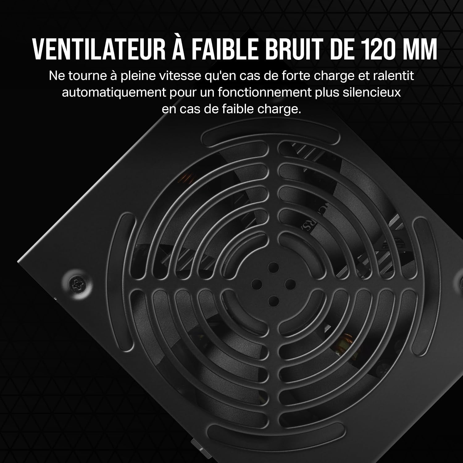 CX750 ATX 750W Alimentation - Certifiée 80 plus Bronze - Faible Bruit - Câbles Gainés - Non Modulaire - EU - Noir