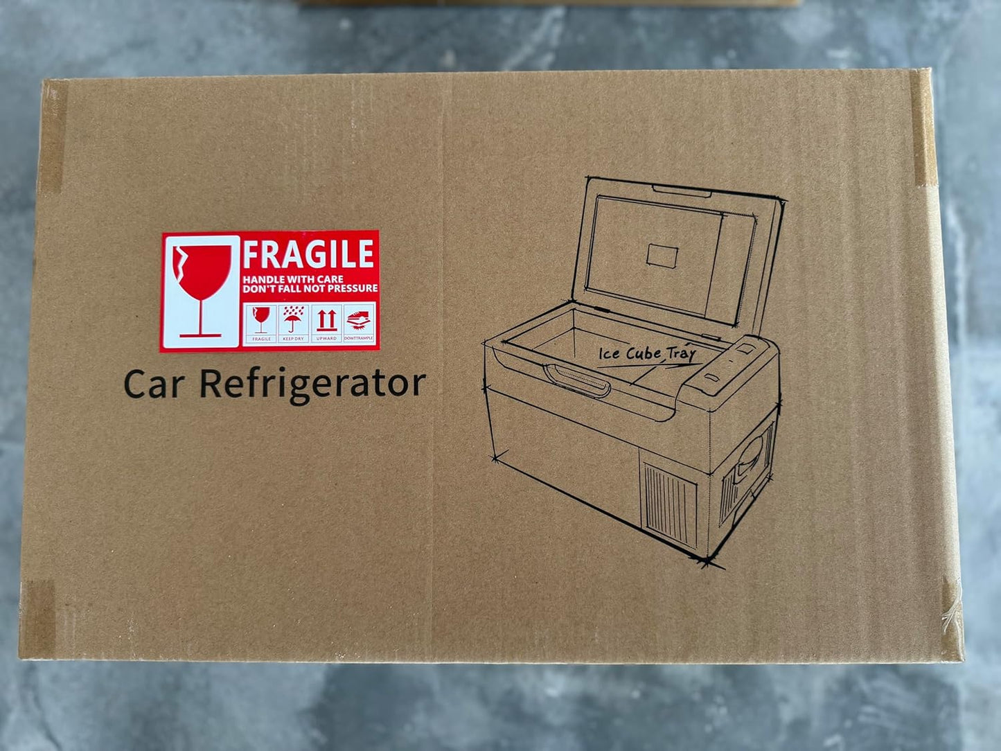 Mini Réfrigérateur De Voiture Mini Frigo Portable Électrique (22L)