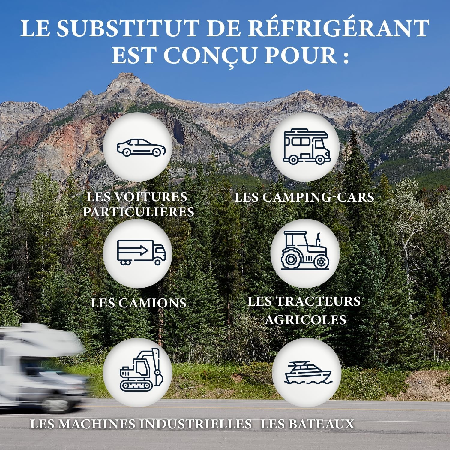 Nordo 5-En-1 – 5X Réfrigérant R134A 235 G Chaque Boîte Pour Climatisation Auto Avec Huile, Stop-Fuite, Traceur UV Et Déshydratant – Protège Le Compresseur