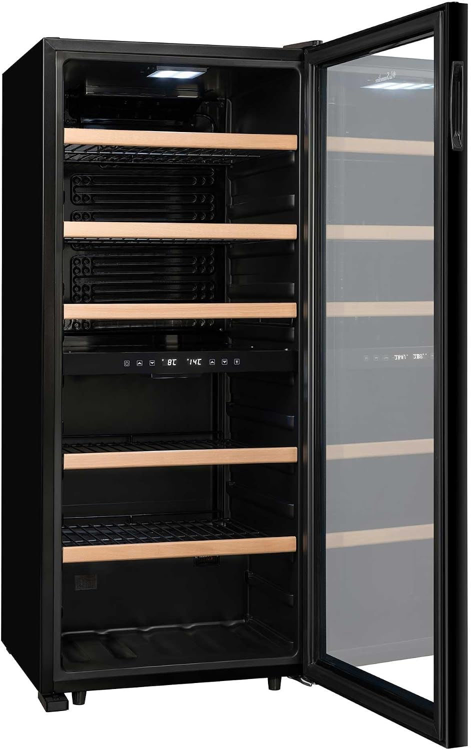 Cave De Mise À Température Double Zone LS102DZBLACK 102 Bouteilles