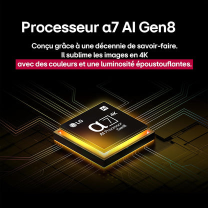 LG TV QNED AI 2025 | 55QNED8E | 55'' (139Cm) | 4K UHD | HDR10 | Webos 25 | Télécommade AI Magic Remote | Alexa, Google Assistant | Netflix Disney+ CANAL+ Prime Video | Airplay 2 | Luminosité Éclatante