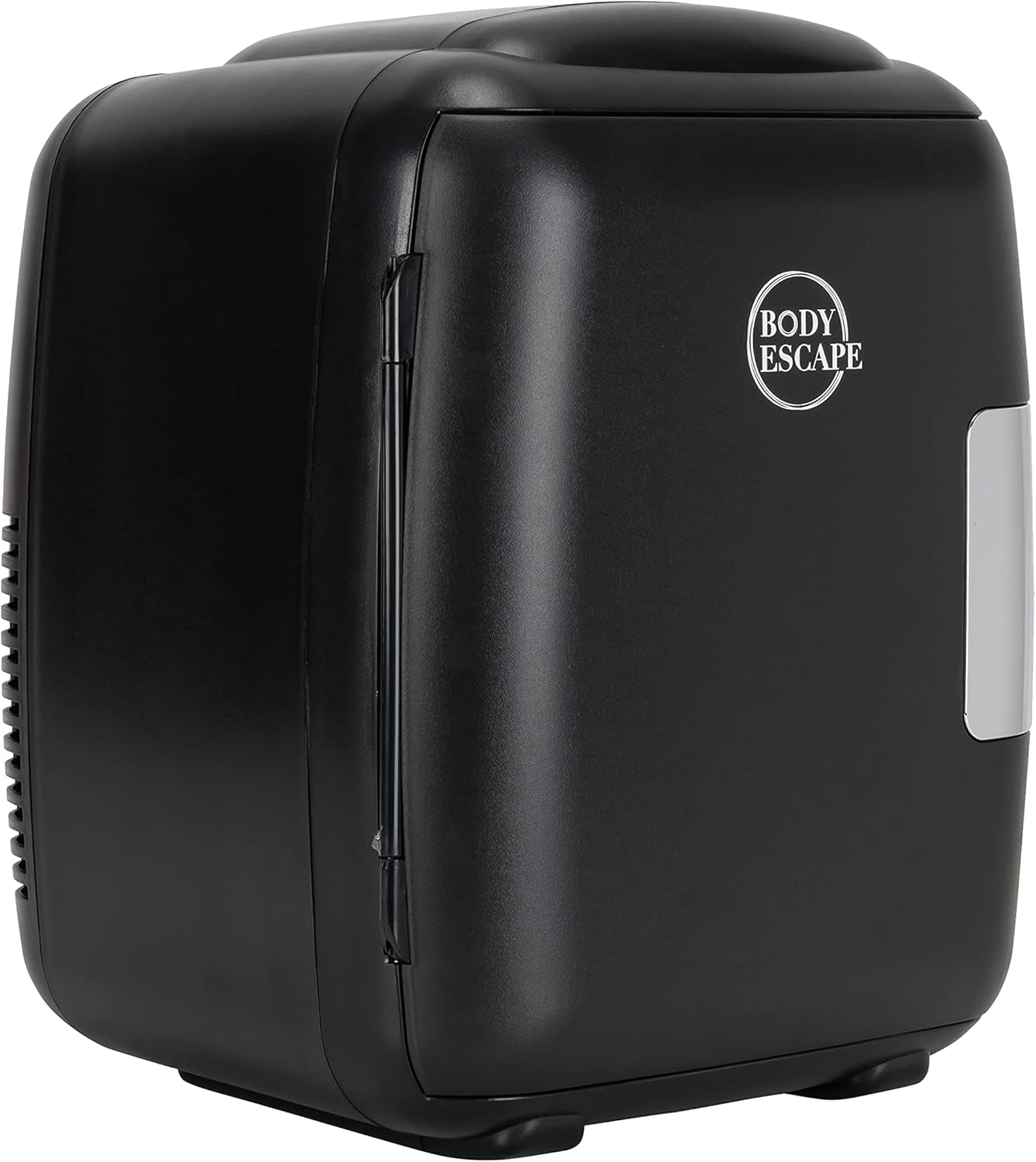 Body Escape Mini Réfrigérateur Beauté Pour Soins De La Peau - Mini Réfrigérateurs Beauté - Petit Réfrigérateur Rétro, Portable, Compact Et Silencieux Pour Le Maquillage - 9L- Mono Noir