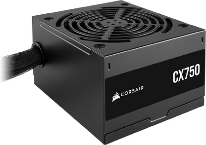 CX750 ATX 750W Alimentation - Certifiée 80 plus Bronze - Faible Bruit - Câbles Gainés - Non Modulaire - EU - Noir