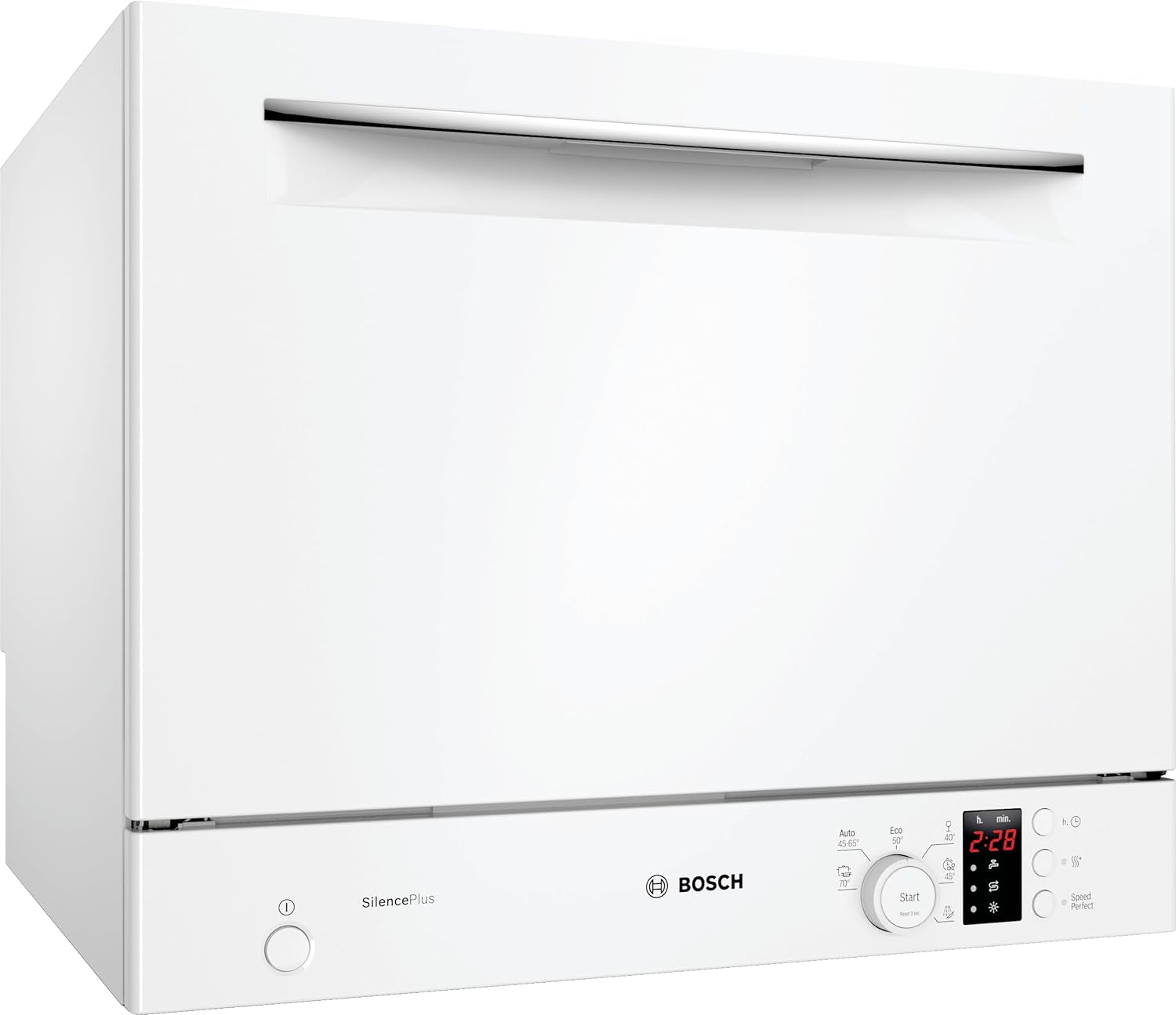 SKS62E32EU - Série 4 - Mini Lave-Vaisselle Pose-Libre - 55 Cm - 6 Couverts - 6 Programmes - Moteur Ecosilence Drive - Blanc